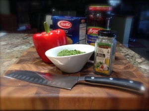 Pesto Orzo Roasted Red Pepper Ingredients