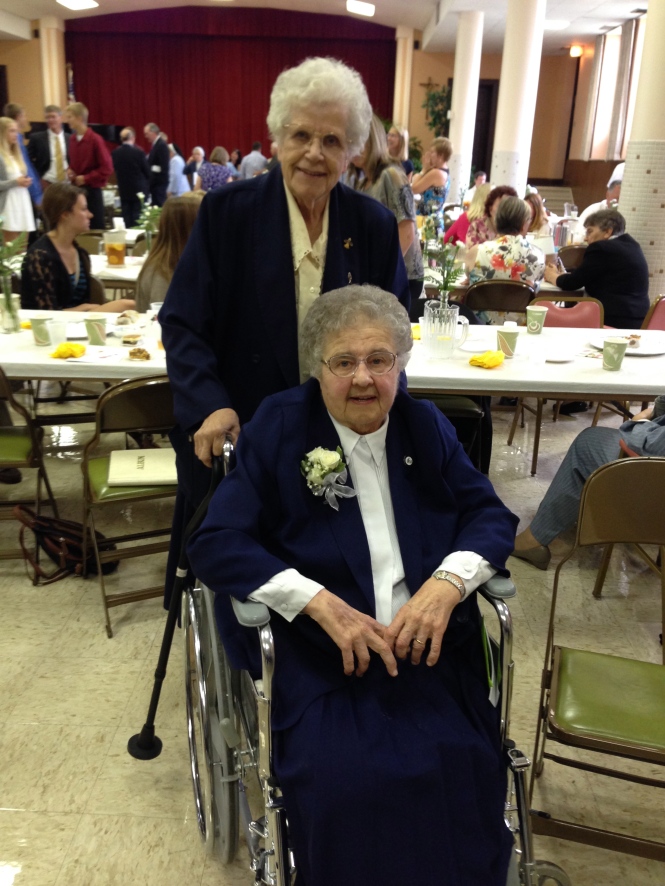 Happy 75th Anniversary, Auntie! (in the wheelchair)