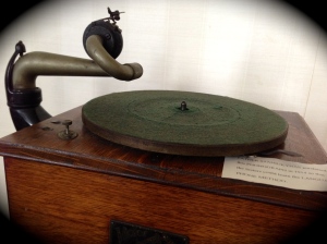 The phonograph purchased to teach the Sisters English...