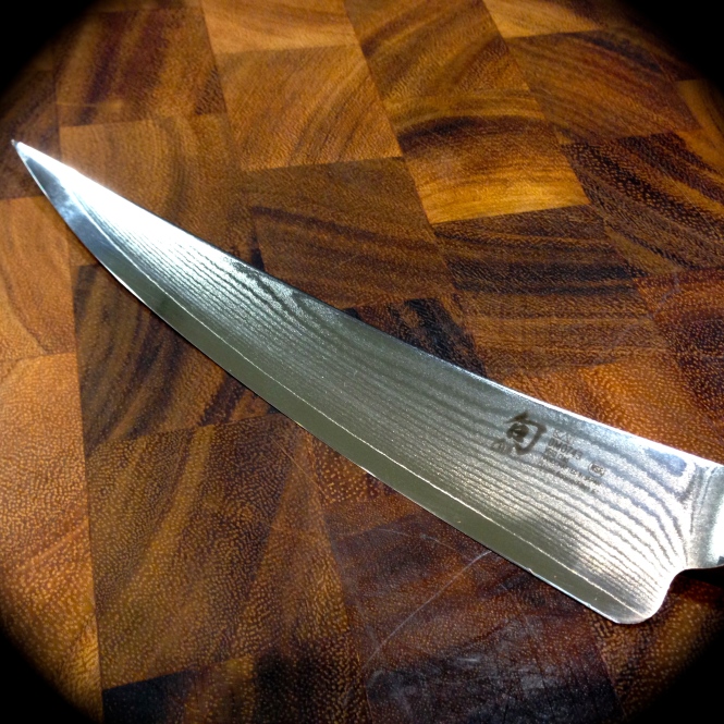 Blade of my boning knife, Asian steel. 
