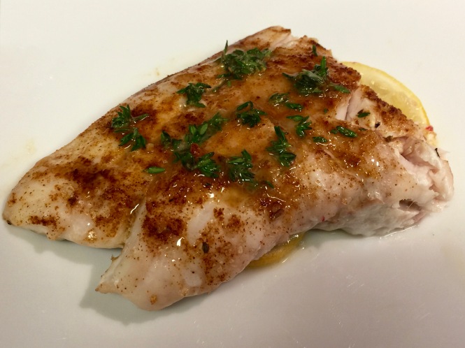 Lemon Red Snapper With Herb Butter