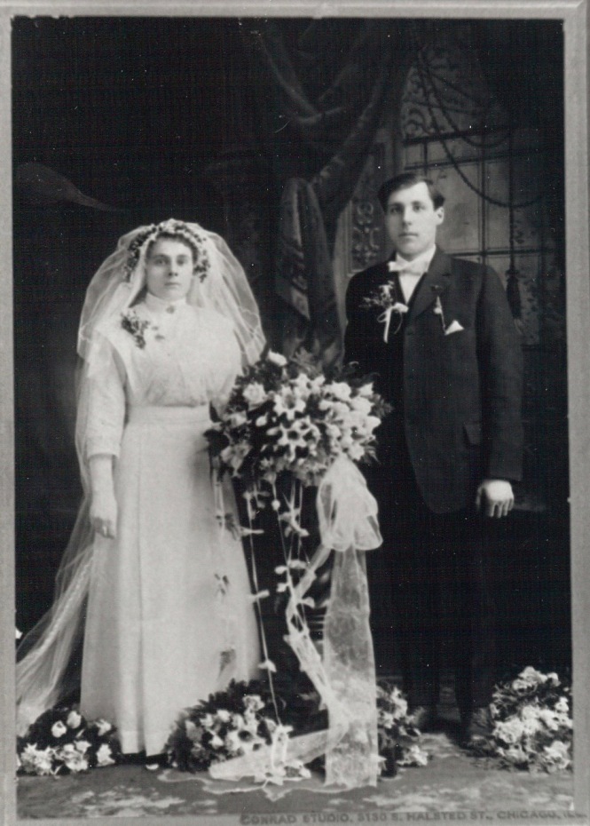 My Grandmother and Grandfather on their wedding day